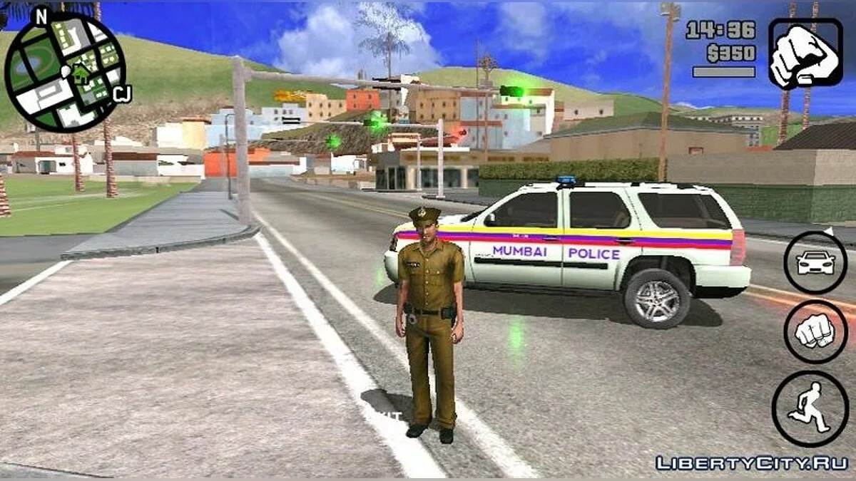 Индийский полицейский / GTA San Andreas (iOS, Android)