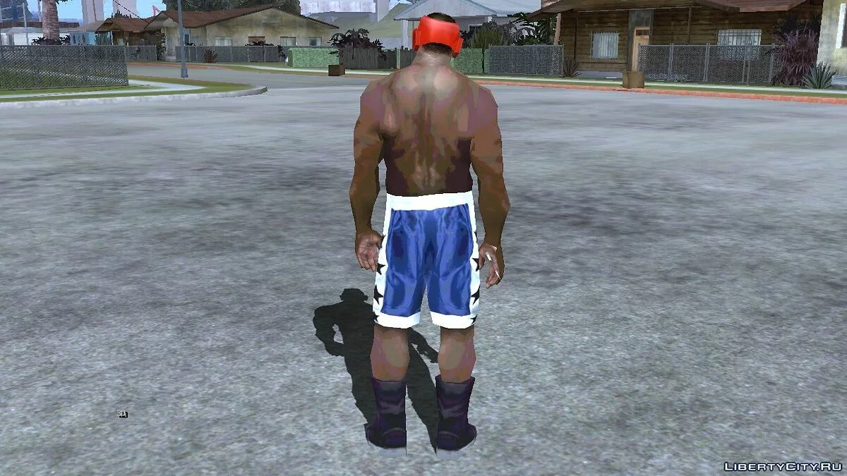 Карл Джонсон в боксерском обмундировании (как пед) / GTA San Andreas (iOS, Android)
