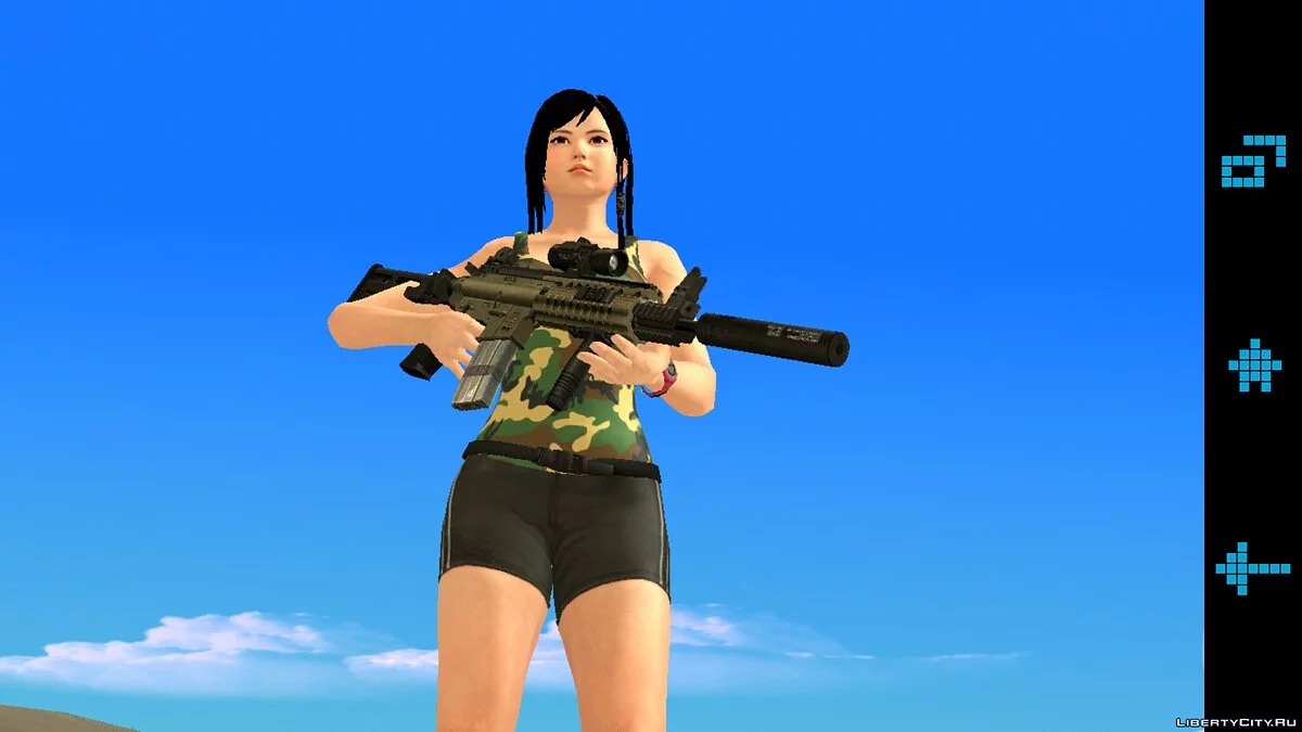Кокоро в камуфляже / GTA San Andreas (iOS, Android)