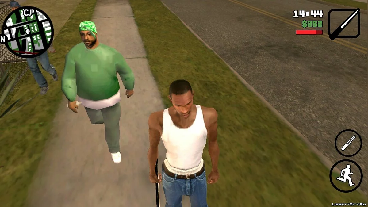Новые текстуры для гангстеров с Лос-Сантоса / GTA San Andreas (iOS, Android)