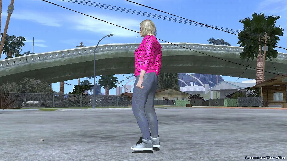 Рандомный скин девушки блондинки из GTA Online #4 / GTA San Andreas (iOS, Android)
