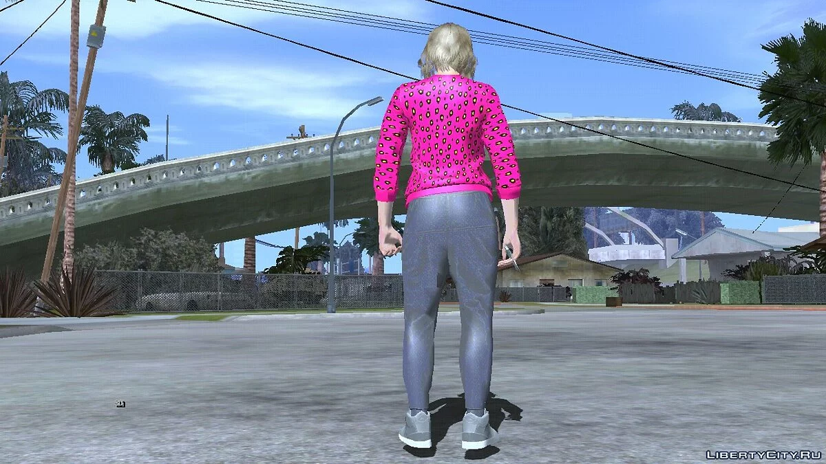 Рандомный скин девушки блондинки из GTA Online #4 / GTA San Andreas (iOS, Android)