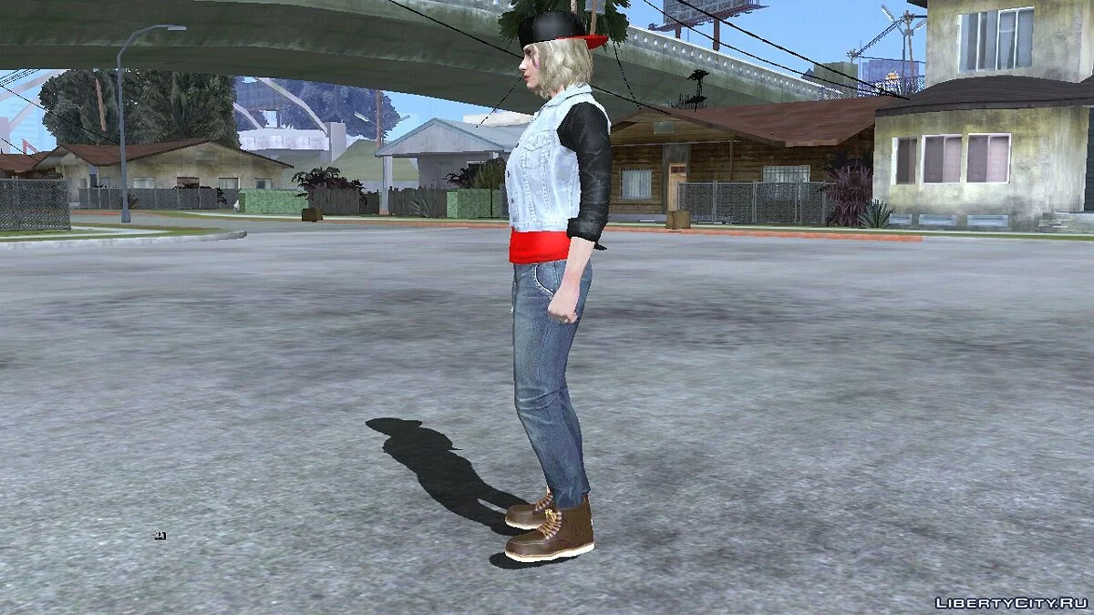 Рандомный скин девушки-блондинки из GTA Online #5 / GTA San Andreas (iOS, Android)