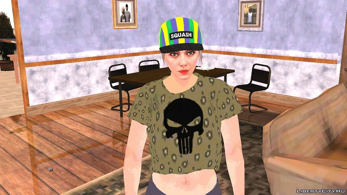 Рандомный скин девушки из GTA Online / GTA San Andreas (iOS, Android)