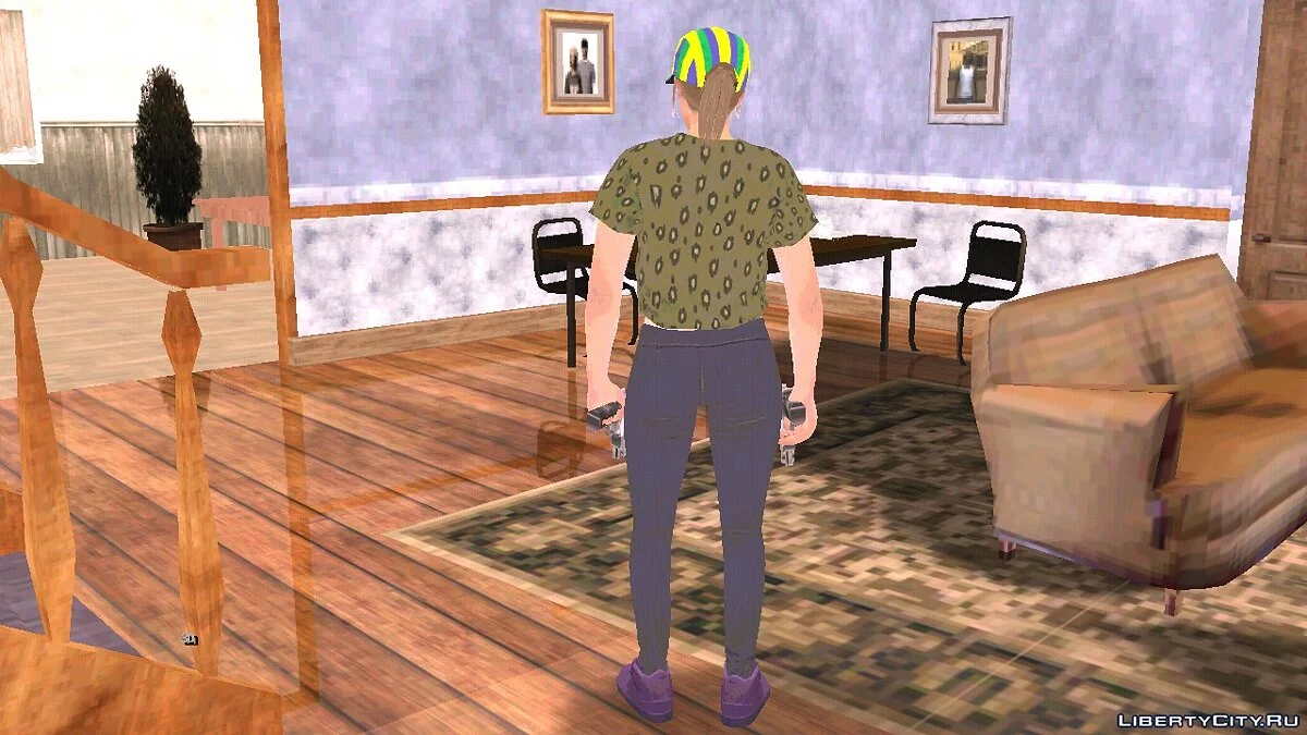Рандомный скин девушки из GTA Online / GTA San Andreas (iOS, Android)