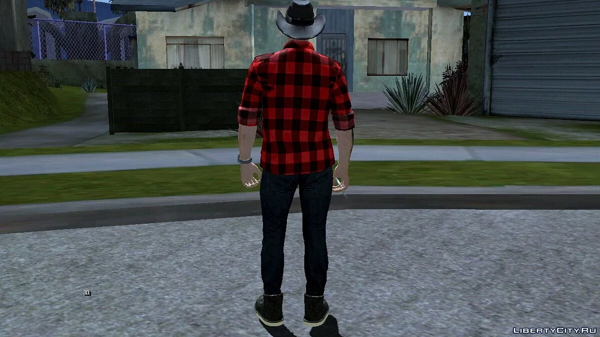 Cwmohb1 в повседневной одежде (сельской стиль) v7 / GTA San Andreas (iOS, Android)