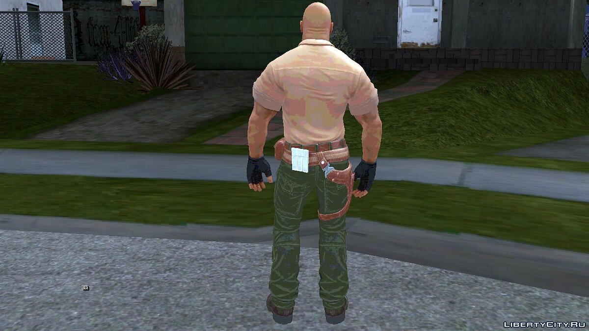 Скачать Dr. Smolder Bravestone из фильма Джуманджи / The Rock для GTA San  Andreas (iOS, Android)