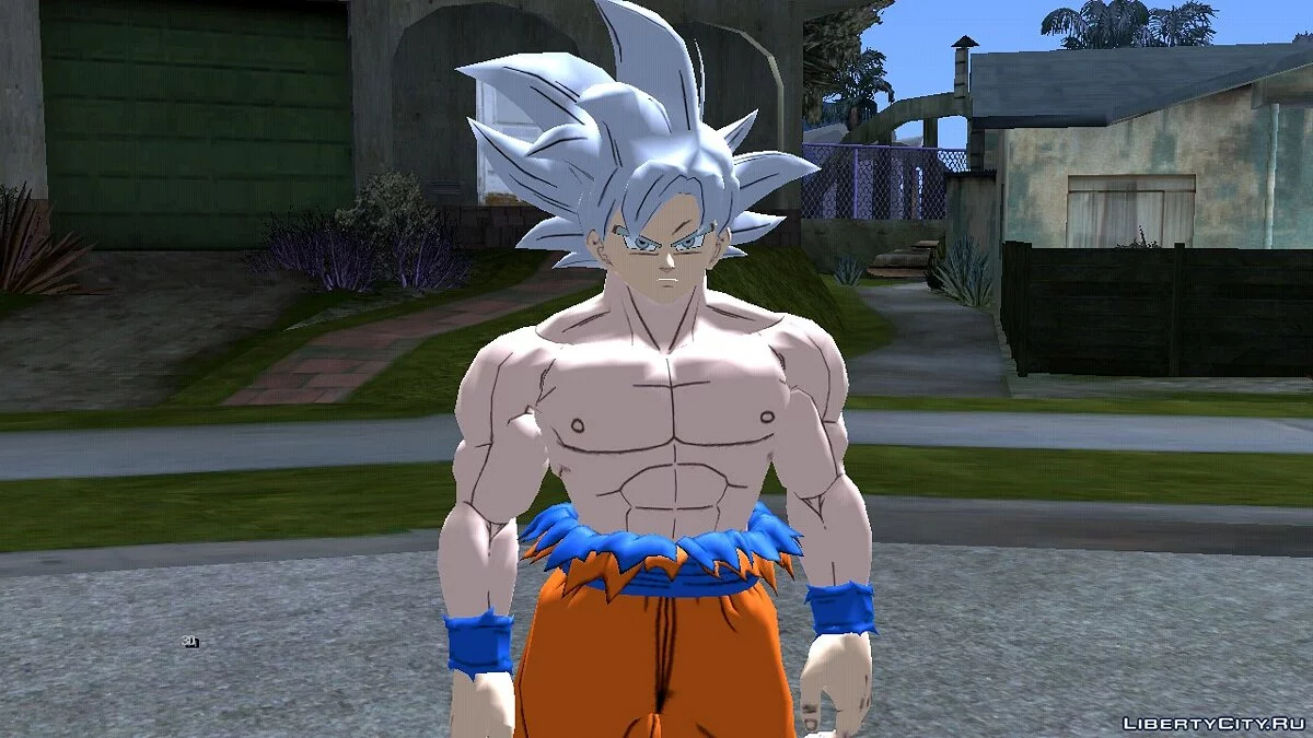 Goku Mastered Ultra Instinct из Dragon Ball Xenoverse 2 / GTA San Andreas (iOS, Android)