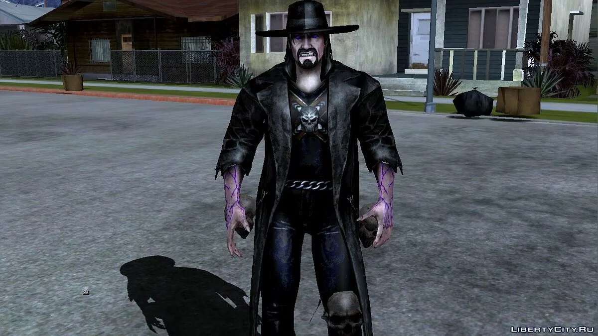 Гробовщик (Мертвец) из игры WWE Immortals / GTA San Andreas (iOS, Android)