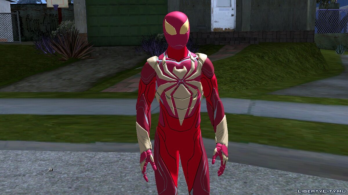 Скачать Iron Spider Armor from Spiderman PS4 для GTA San Andreas (iOS,  Android)