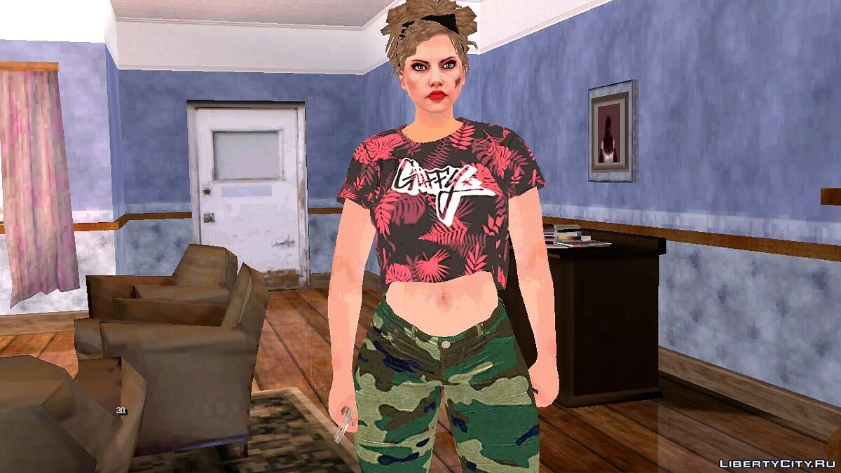 Рандомная девушка из GTA Online #1 / GTA San Andreas (iOS, Android)