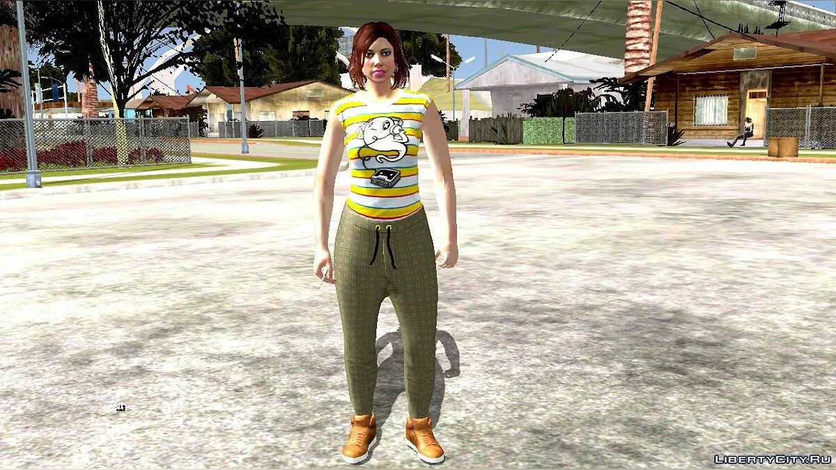 Рандомный скин девушки из GTA Online #4 / GTA San Andreas (iOS, Android)