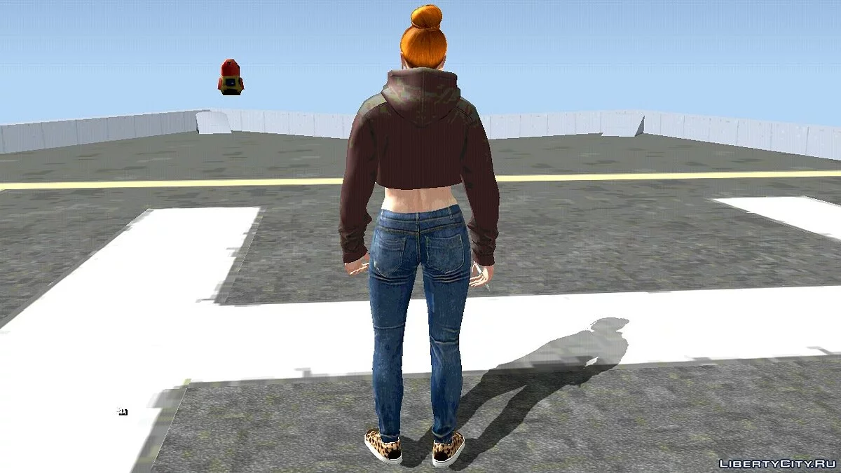 Рандомный скин девушки из GTA Online в повседневной одежде #1 / GTA San Andreas (iOS, Android)