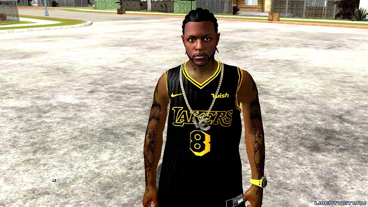 Рандомный скин из GTA Online #13 (Форма Коби из Los Angeles Lakers) / GTA San Andreas (iOS, Android)