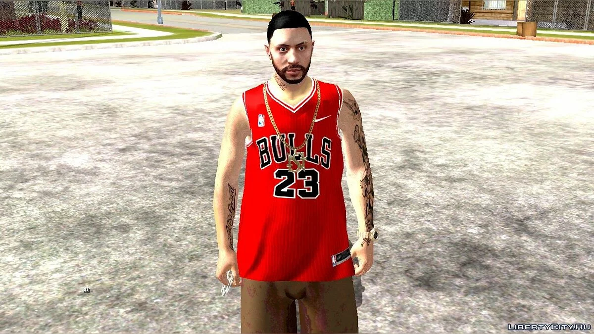 Рандомный скин из GTA Online #14 (Форма MJ 23 из Chicago Bulls) / GTA San Andreas (iOS, Android)
