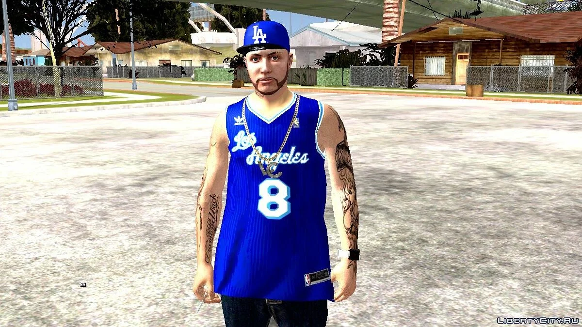 Рандомный скин из GTA Online #16 (Форма Los Angeles Lakers) / GTA San Andreas (iOS, Android)