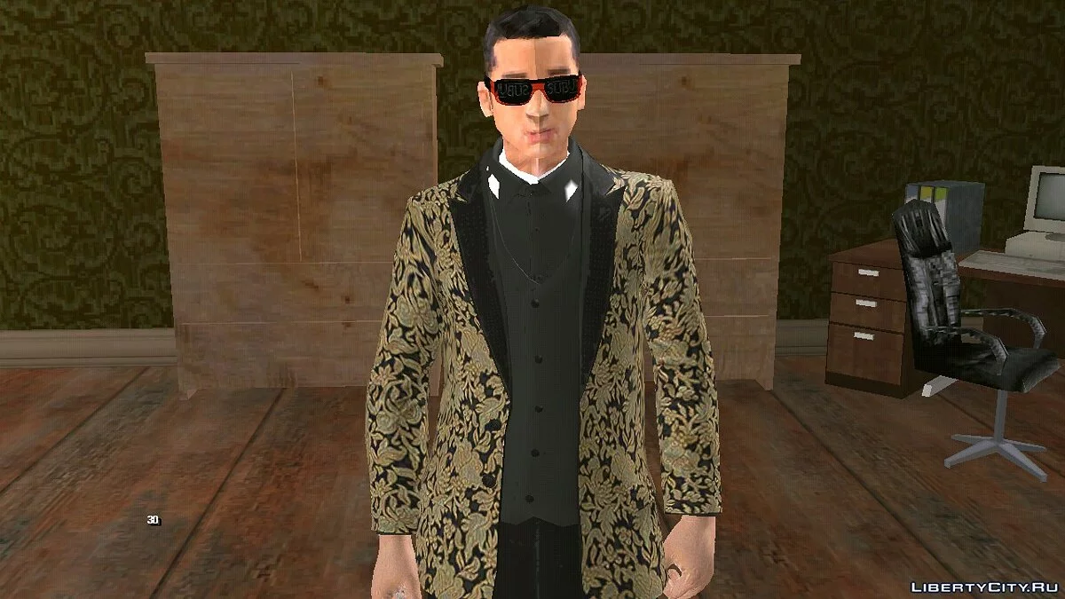 Wuzimu в одежде из DLC "Casino And Resort" V1 / GTA San Andreas (iOS, Android)