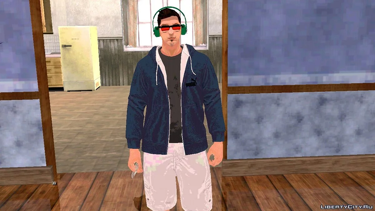 Зеро в повседневной одежде V7 / GTA San Andreas (iOS, Android)