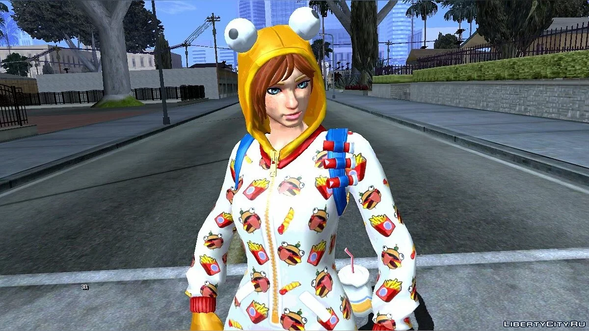 Даррбургер PJ из Фортнайт  / GTA San Andreas (iOS, Android)