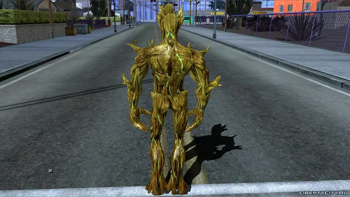 Грут из Marvel Strike Force / GTA San Andreas (iOS, Android)