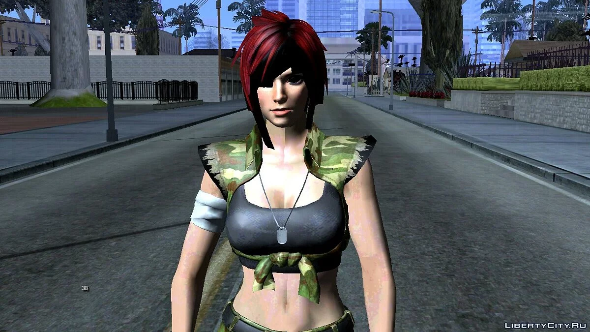 Мила в костюме из DOA5LR  / GTA San Andreas (iOS, Android)