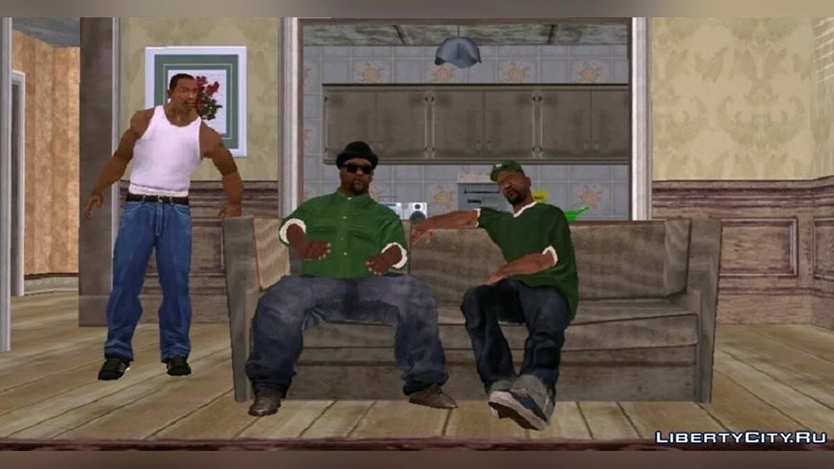 Обновленные персонажи (Кат-сцена) / GTA San Andreas (iOS, Android)