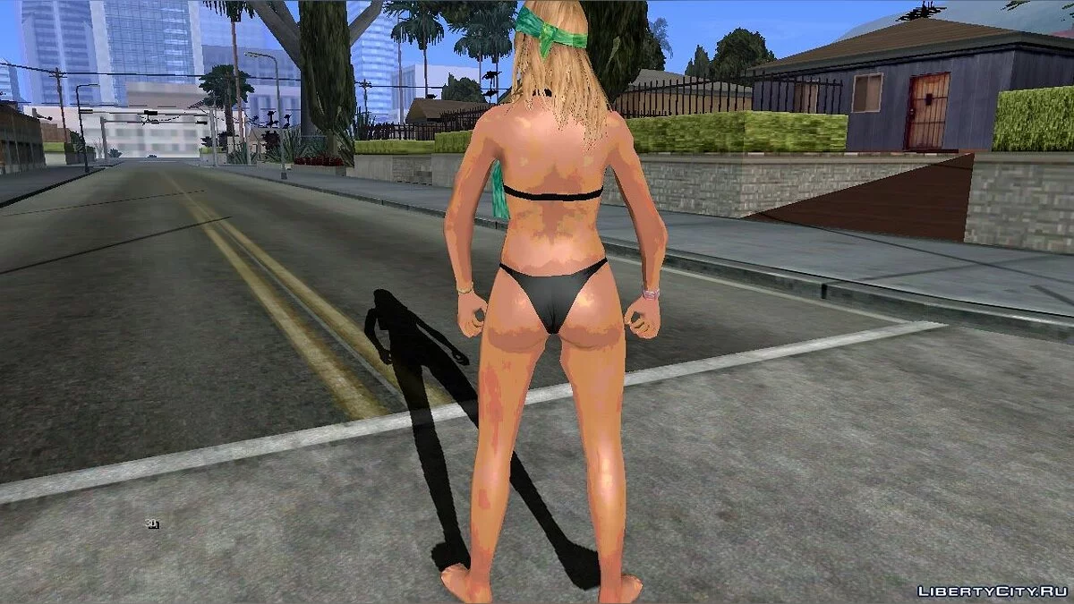 Пляжная девушка из GTA 5 / GTA San Andreas (iOS, Android)