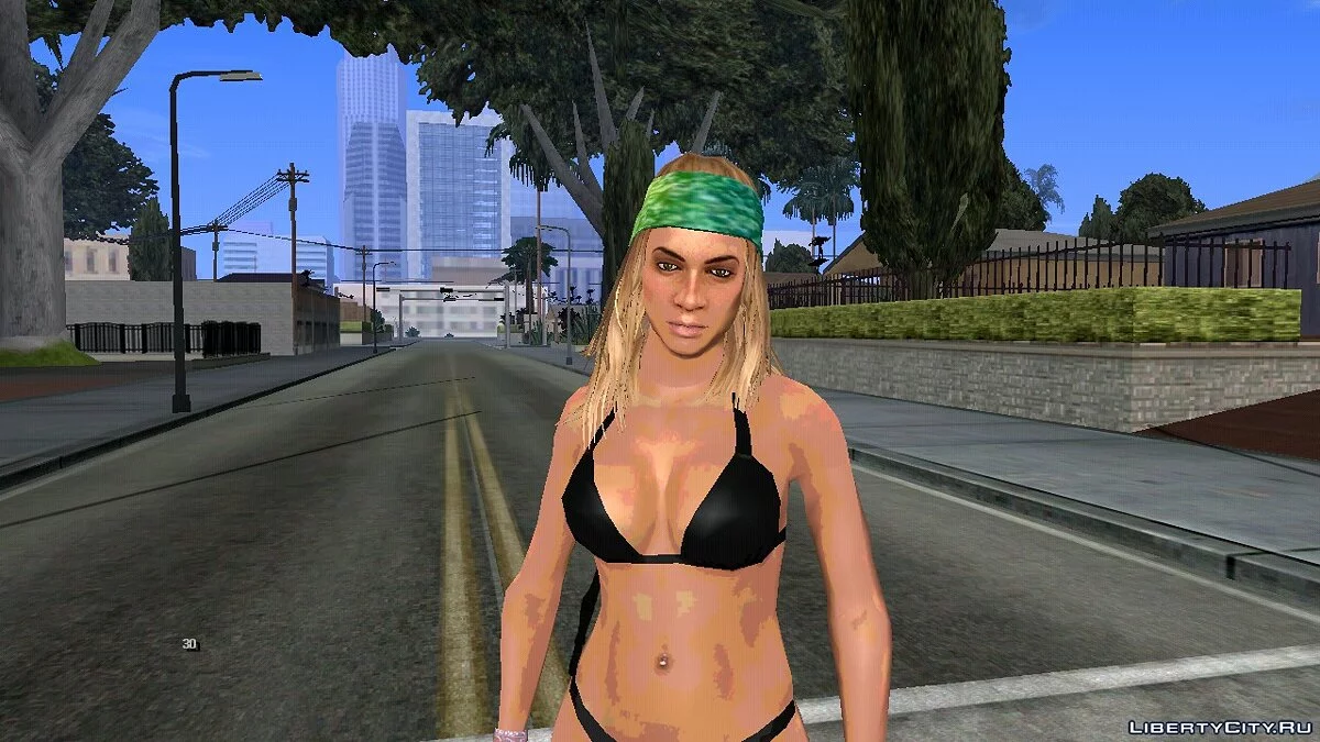 Пляжная девушка из GTA 5 / GTA San Andreas (iOS, Android)