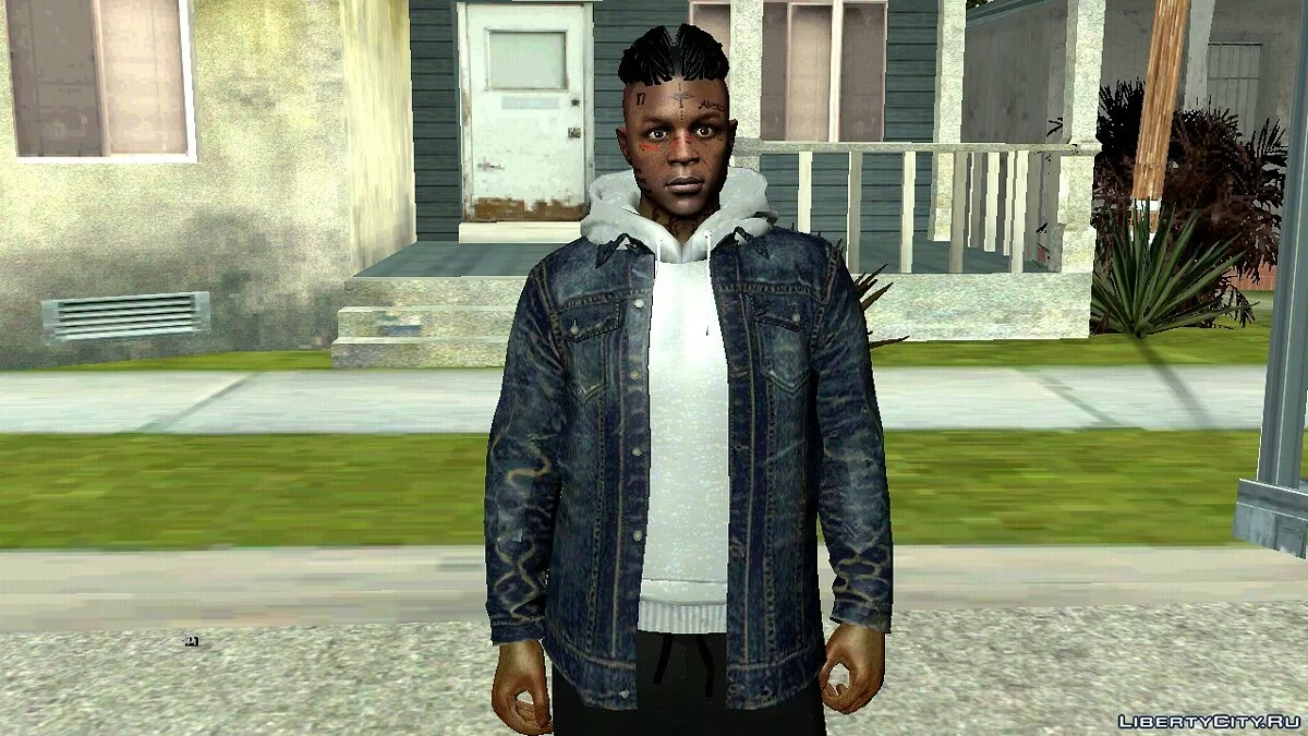 Рандомный скин из GTA Online - XXXTentacion V1 / GTA San Andreas (iOS, Android)