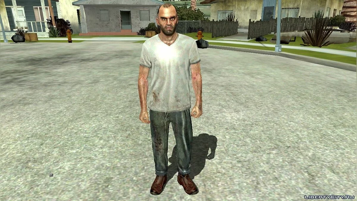 Ретекстур Майкла, Франклина и Тревора  / GTA San Andreas (iOS, Android)