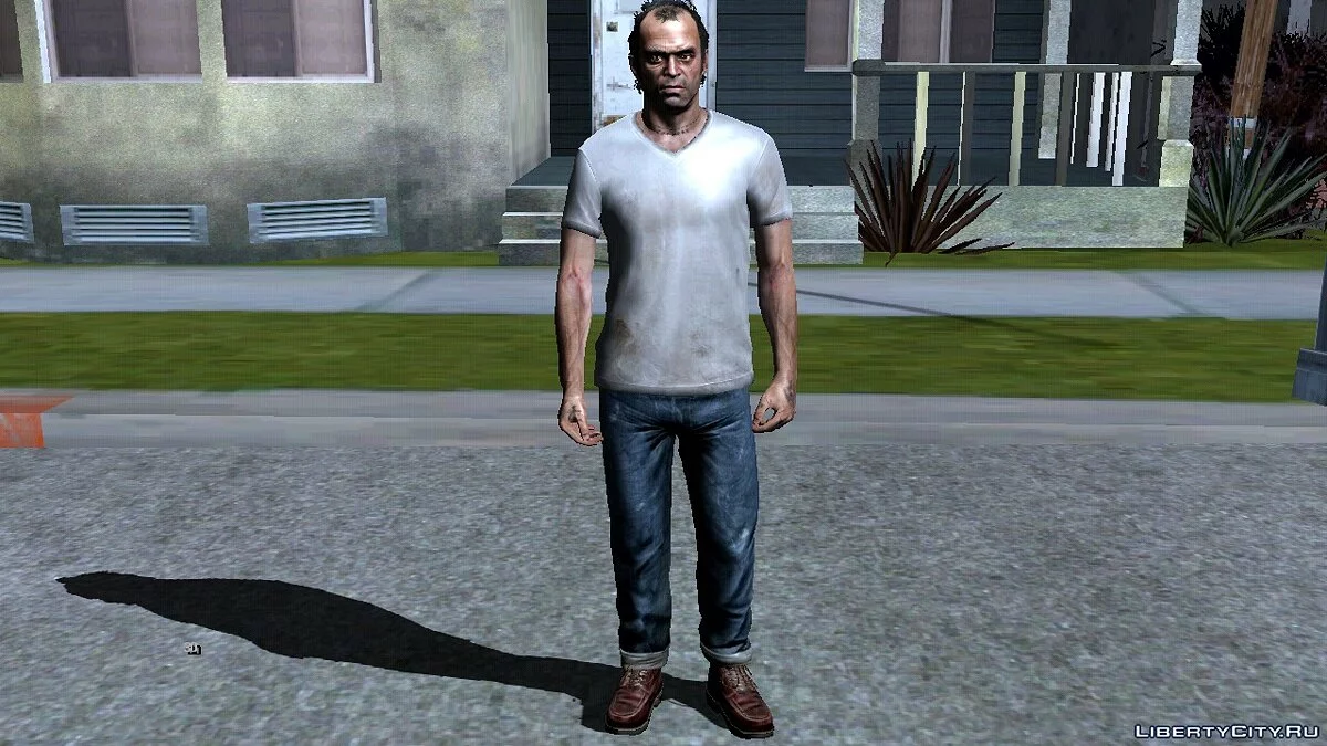 Ретекстур Майкла, Франклина и Тревора  HD v2 / GTA San Andreas (iOS, Android)