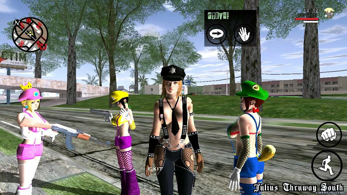 Тина сексуальный коп / GTA San Andreas (iOS, Android)