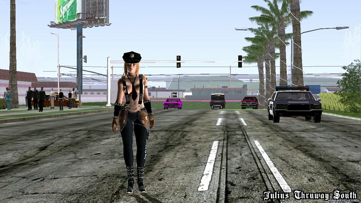 Скачать Тина сексуальный коп для GTA San Andreas (iOS, Android)