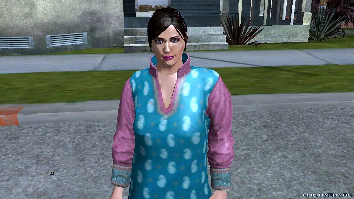 Аманда в индийском стиле  / GTA San Andreas (iOS, Android)