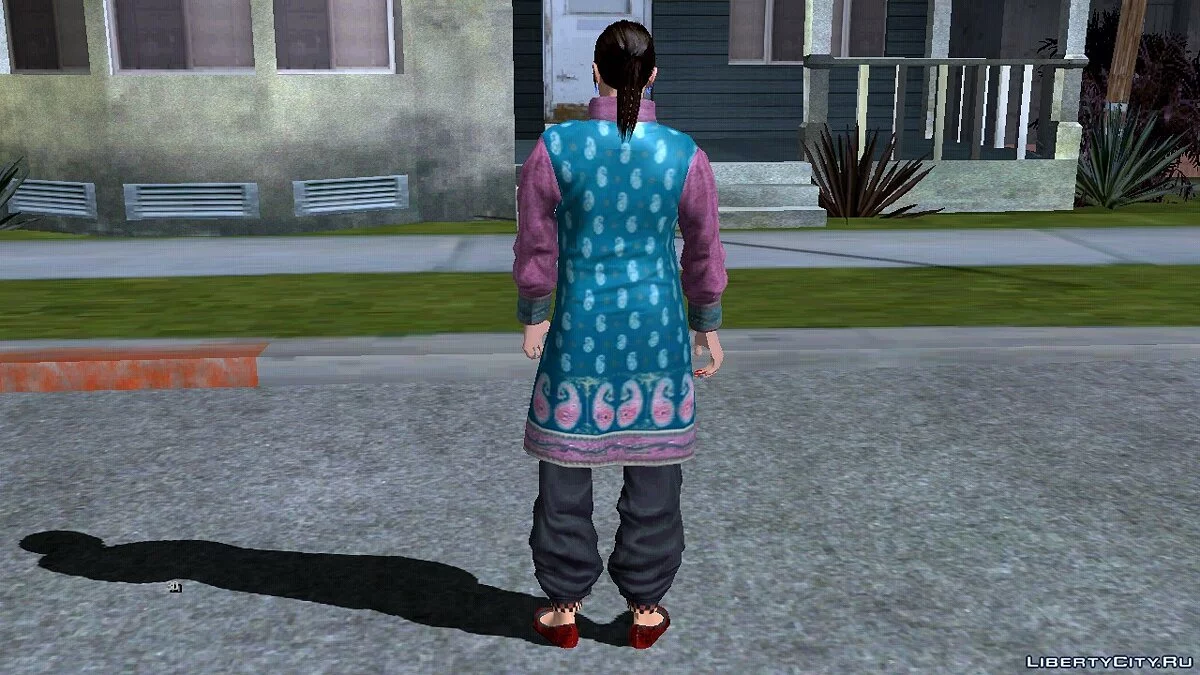 Аманда в индийском стиле  / GTA San Andreas (iOS, Android)