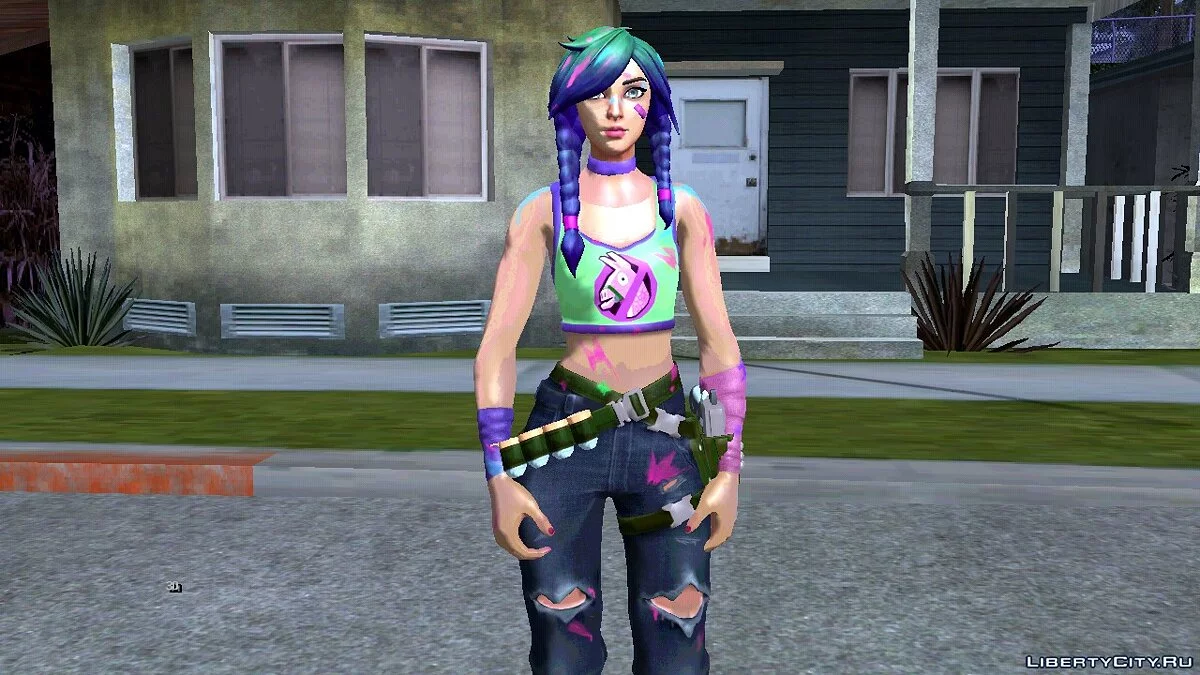 Fortnite Splatterella / GTA San Andreas (iOS, Android)