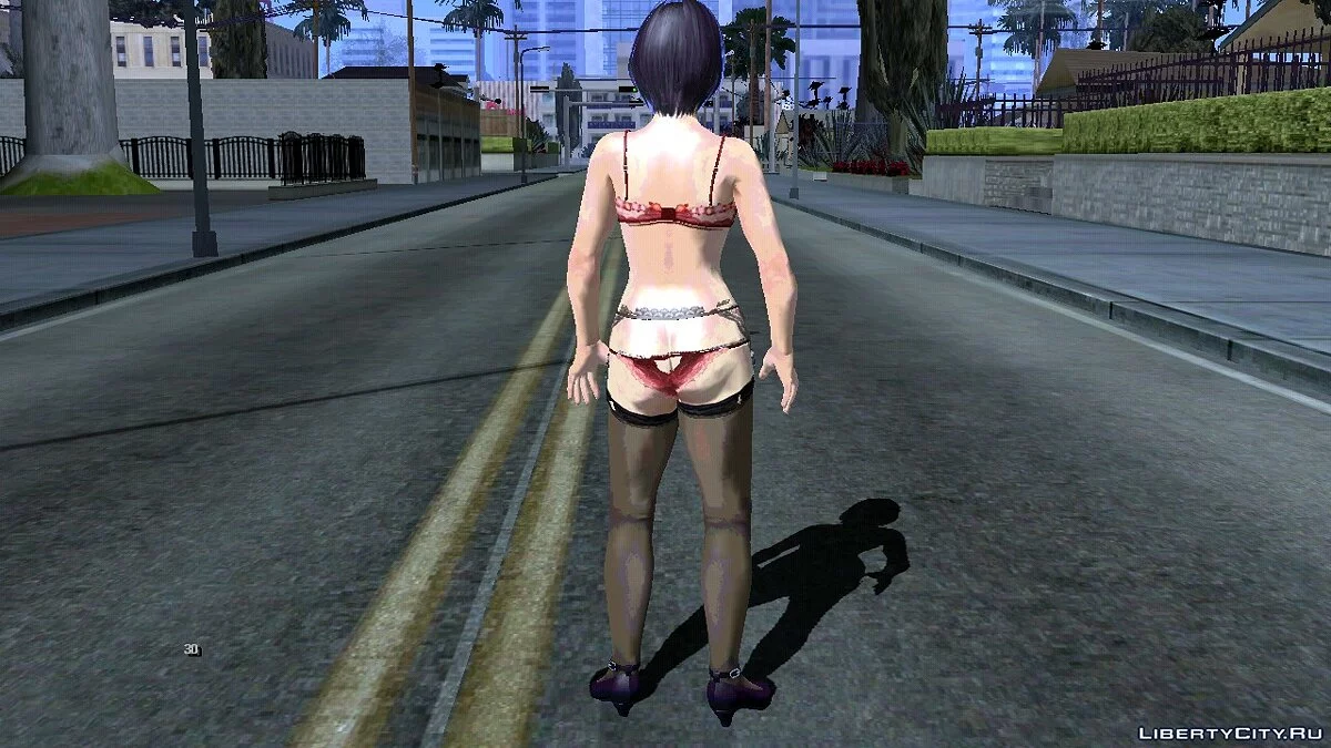 Нагиса из DOAXVV (Секретный класс) / GTA San Andreas (iOS, Android)