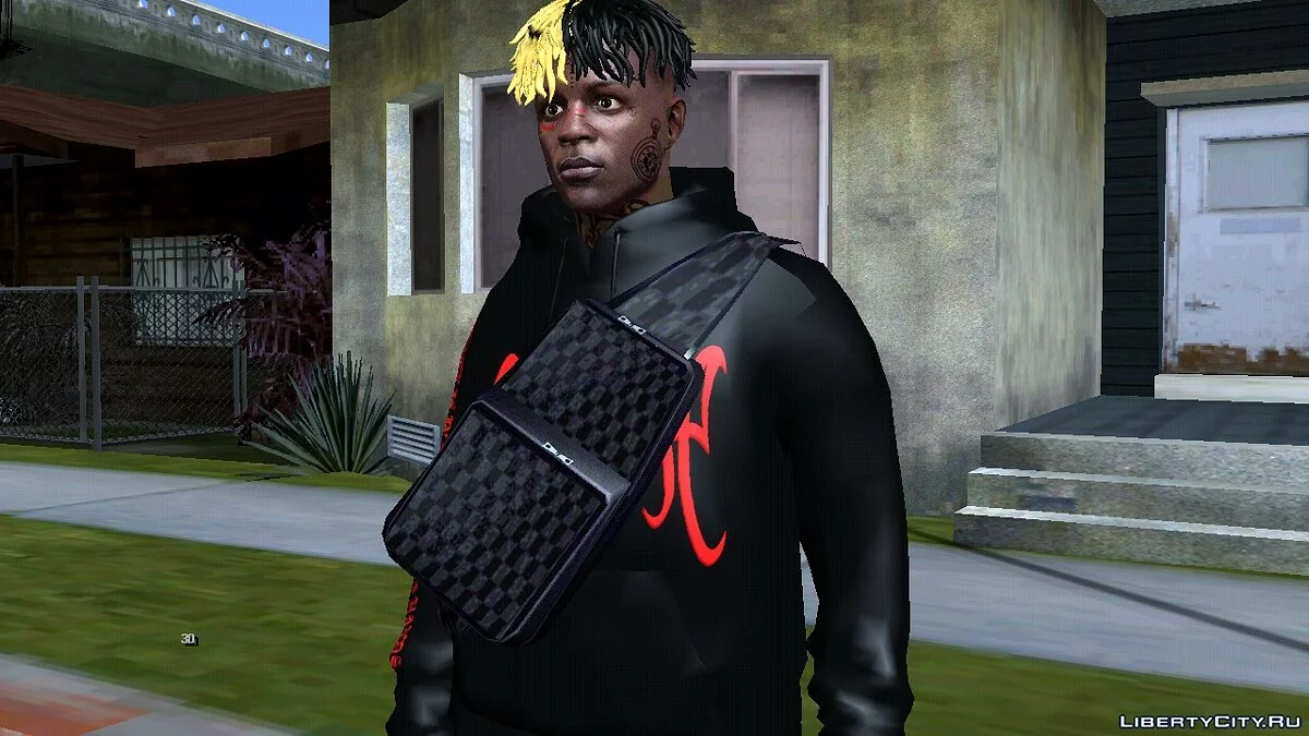 Рандомный скин из GTA Online - XXXTentacion V2 / GTA San Andreas (iOS, Android)
