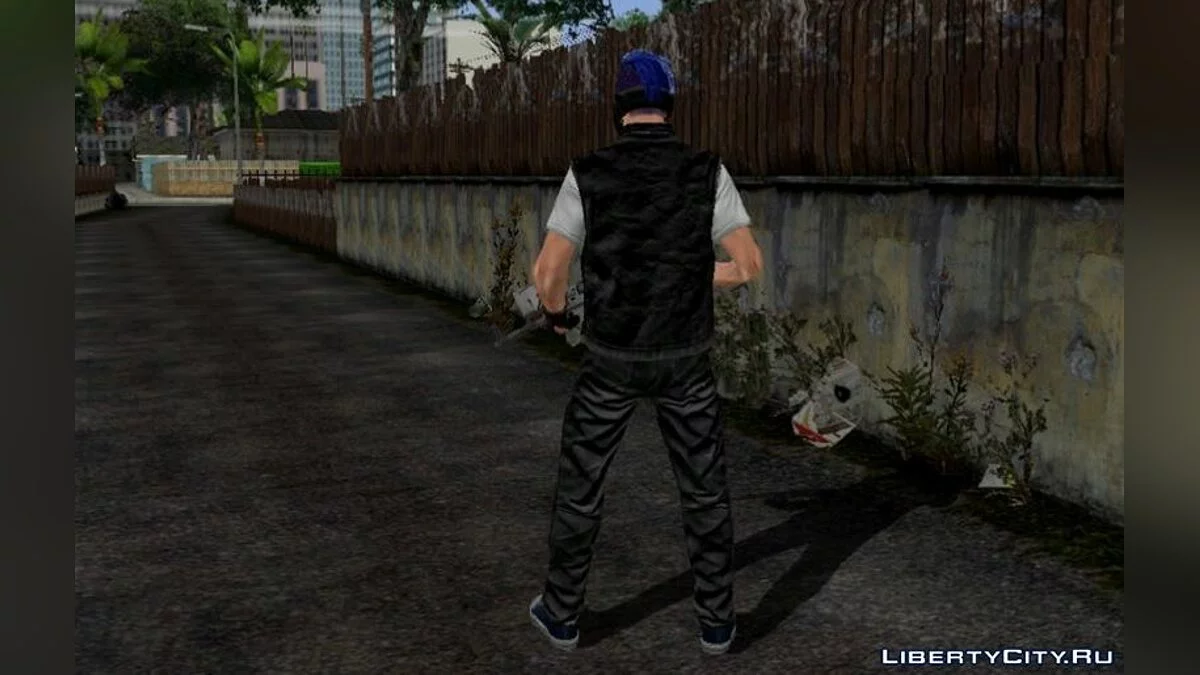 Ретекстур байкера из GTA 5 / GTA San Andreas (iOS, Android)