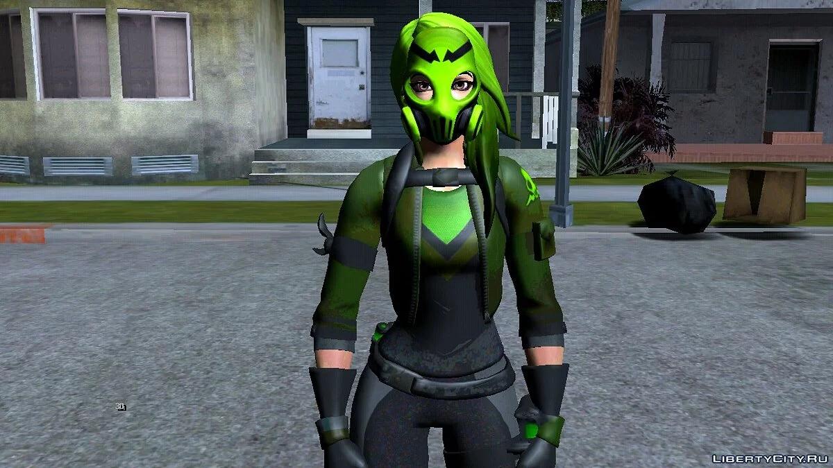Toxin из игры Фортнайт / GTA San Andreas (iOS, Android)