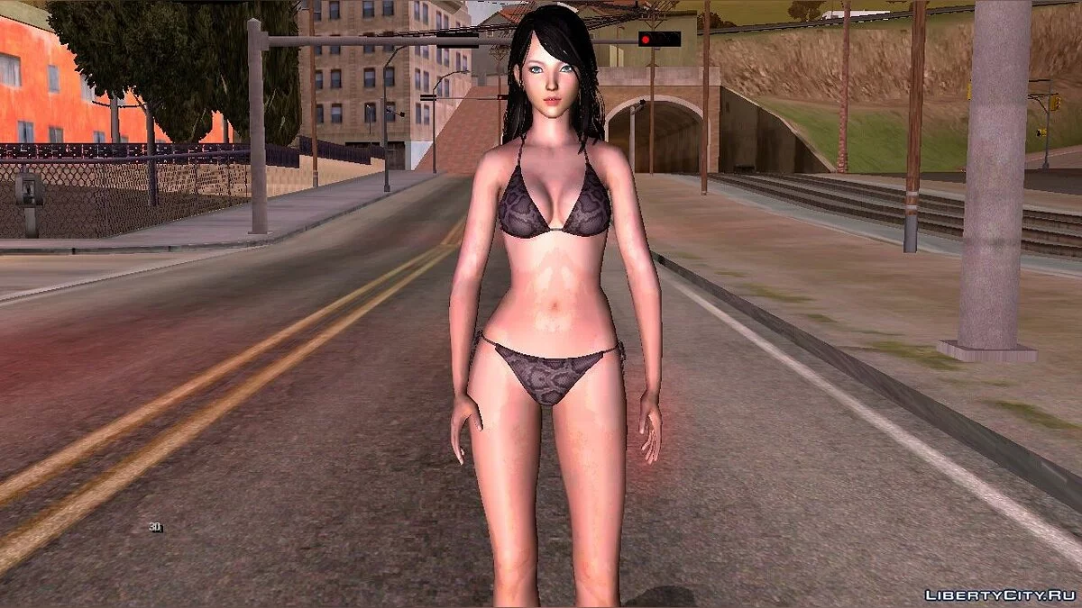 Девушка из Riders of Icarus / GTA San Andreas (iOS, Android)