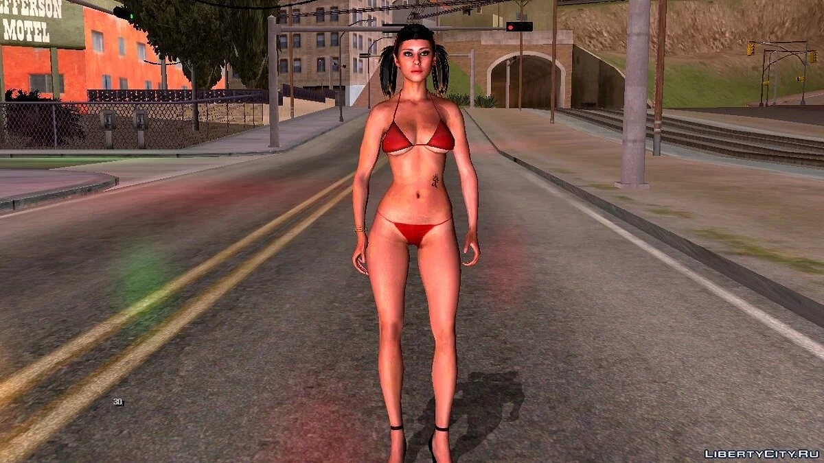 Девушка в купальнике V1 / GTA San Andreas (iOS, Android)