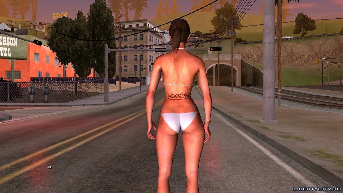 Девушка в купальнике V2 / GTA San Andreas (iOS, Android)