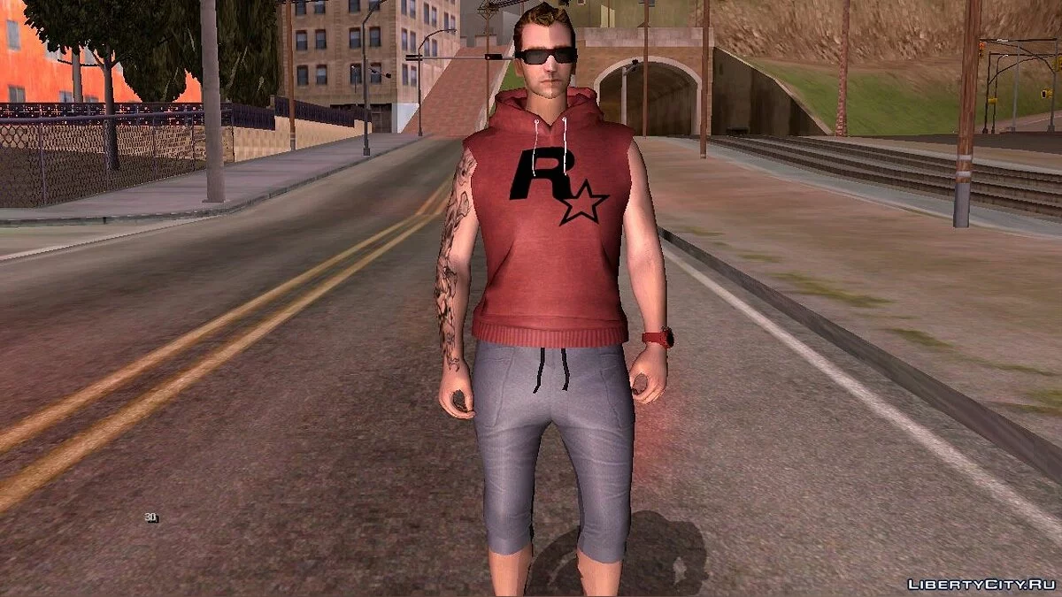Кент Пол в одежде из DLC Импорт-Экспорт V5 / GTA San Andreas (iOS, Android)
