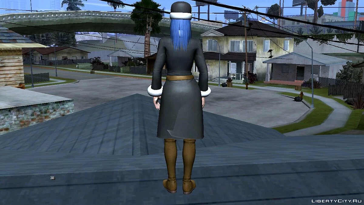 Хитоми из DOA5 в костюме / GTA San Andreas (iOS, Android)
