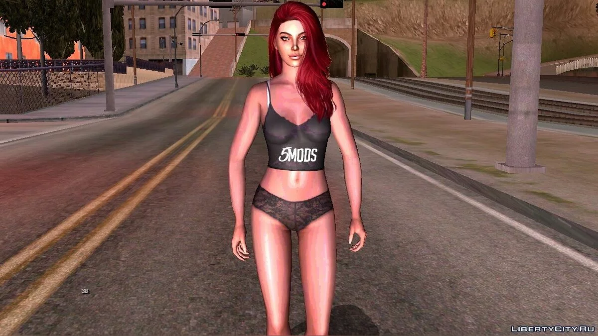 Лана из игры The Sims 4 / GTA San Andreas (iOS, Android)