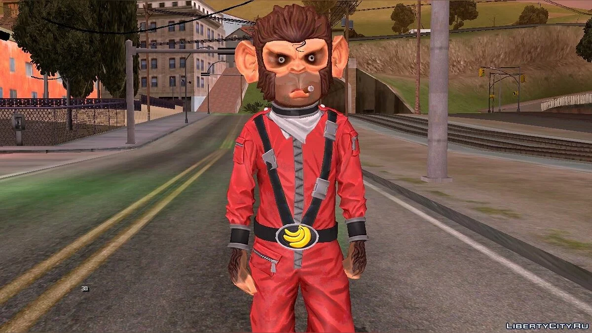 Обезьяна из GTA 5 / GTA San Andreas (iOS, Android)
