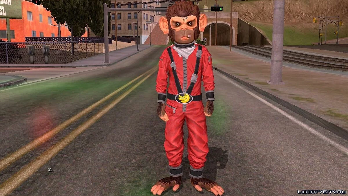 Обезьяна из GTA 5 / GTA San Andreas (iOS, Android)