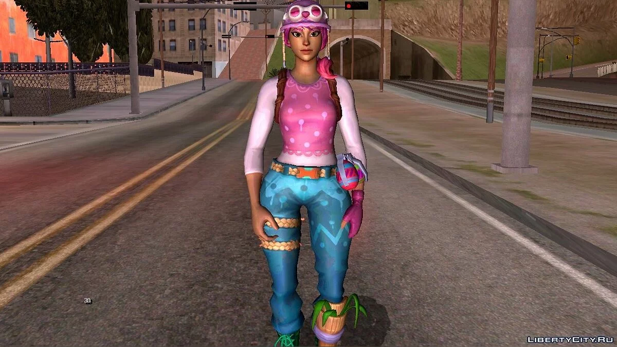 Пастель из игры Фортнайт / GTA San Andreas (iOS, Android)
