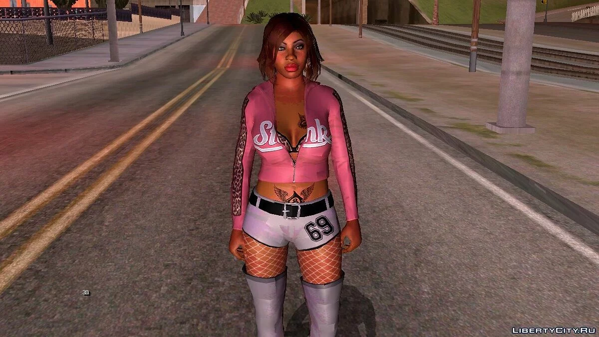 Проститутка из GTA 5 V2 / GTA San Andreas (iOS, Android)